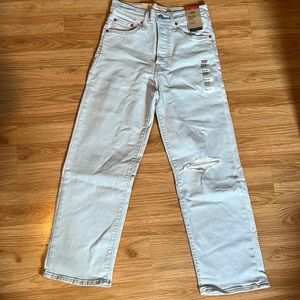 Levi’s Ribcage Straight Ankle Jeans NWT